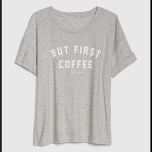 But first, ☕️ GAP Forever Favorite Graphic T-Shirt Short Sleeve LOVE by Gap sz M